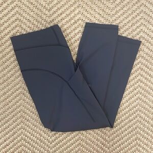 Lululemon Athletic Yoga Leggings Capris - Charcoal Dark Grey 12
